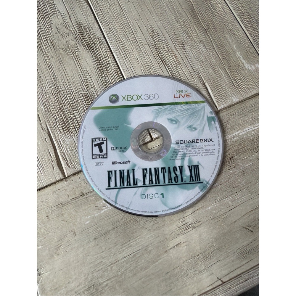 Final Fantasy XIII (Xbox 360) Disc 1 Only